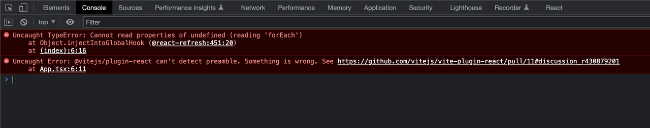 react-refresh-error
