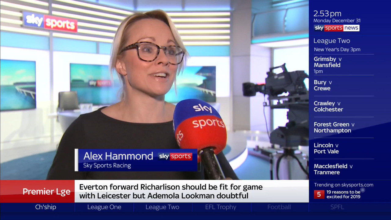 31 December - 14.00.00 - Sky Sports News. All the news from the 