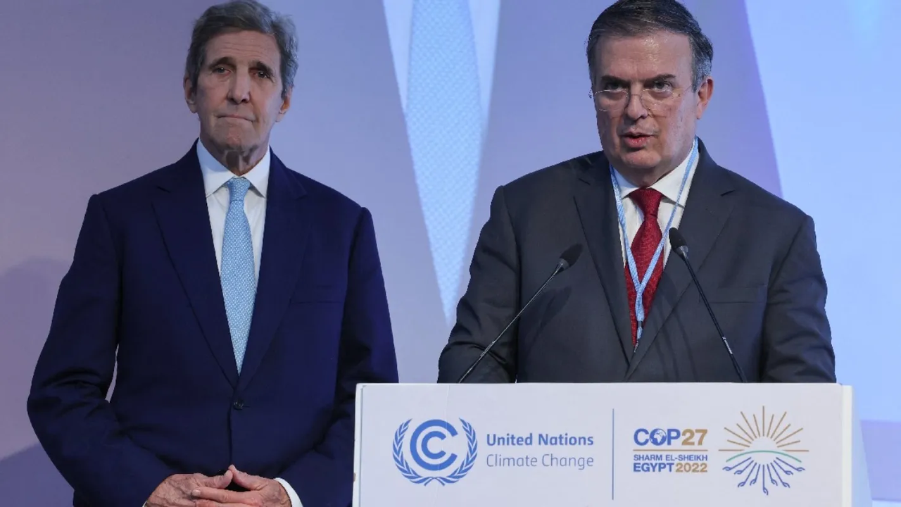 Marcelo Ebrard anuncia el incremento de ambiciones climáticas en la COP27