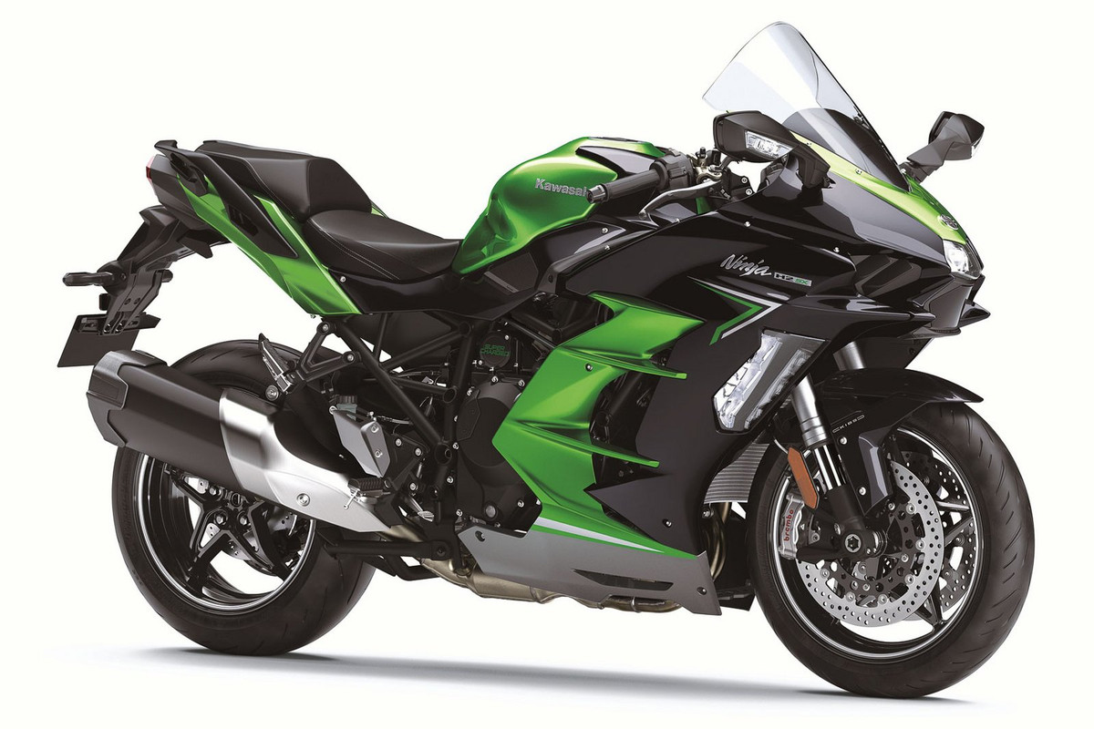 Заряженный гипербайк Kawasaki Ninja H2 SX SE 2022