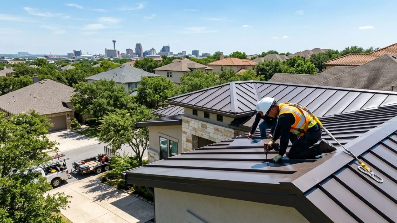 Metal roof installation San Antonio TX cost comparison