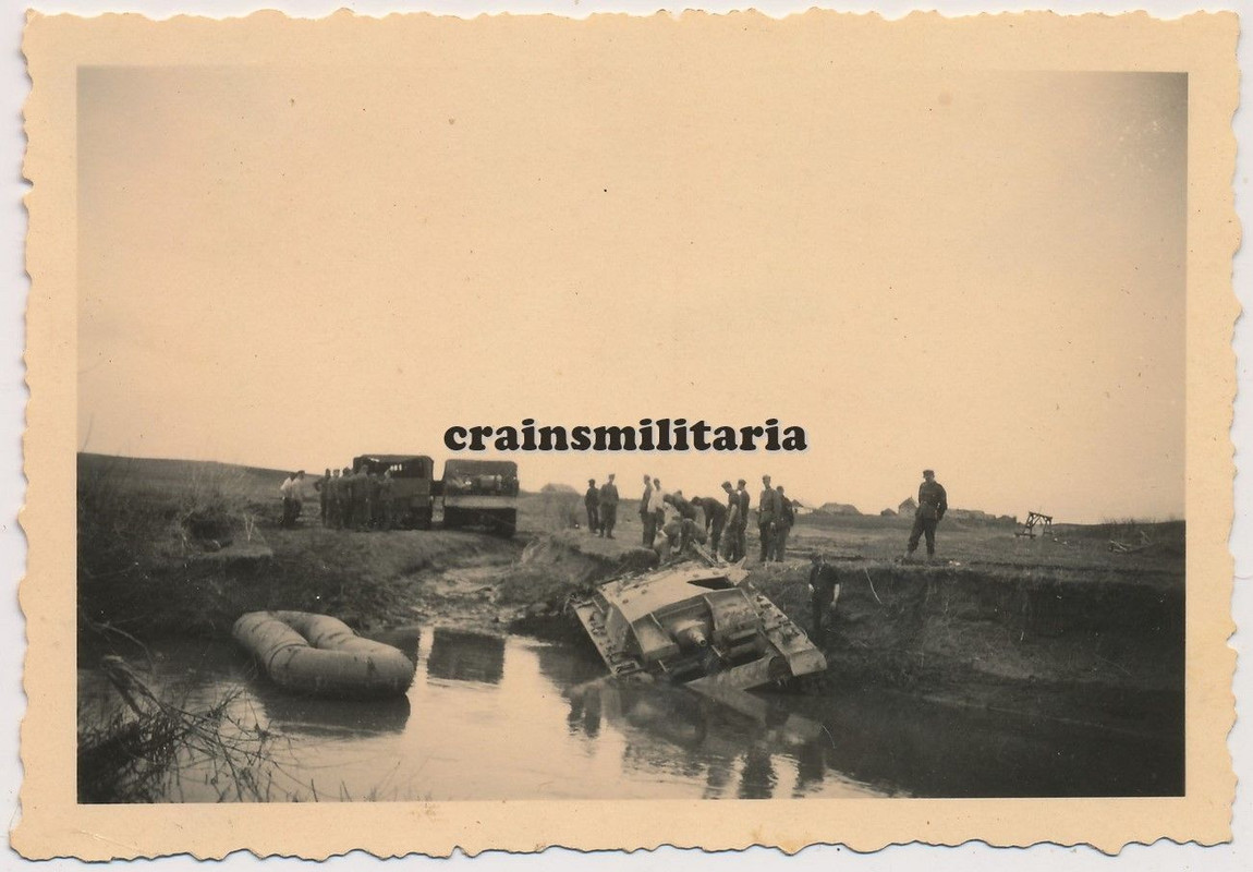 Orig. Foto Bergung Sturmgeschütz StuG III Panzer