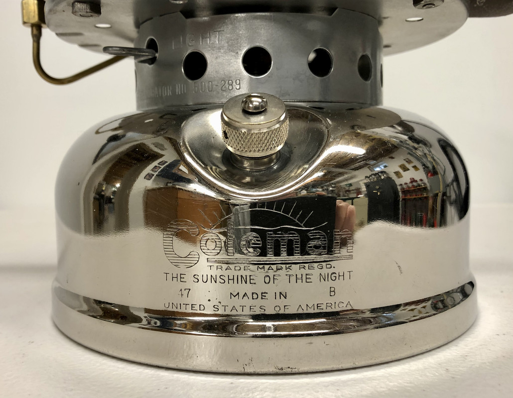 Coleman US 500 B-'47 “Speed Master” Stove - The Coleman Coleman US 500 B-'47 “Speed Master” Stove - The Coleman