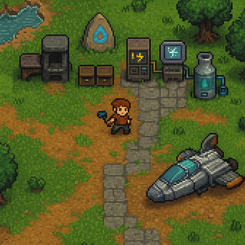 pixel art concept