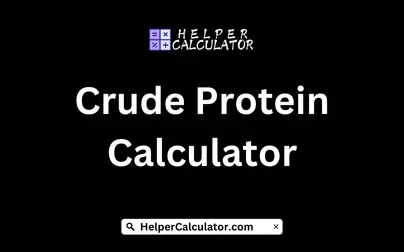 Crude Protein Calculator