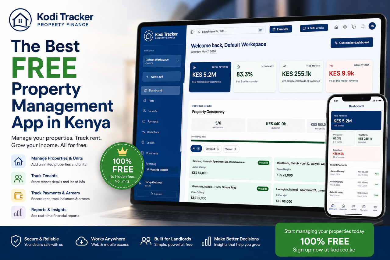 The Best Free Property Management Apps for Landlords in Kenya