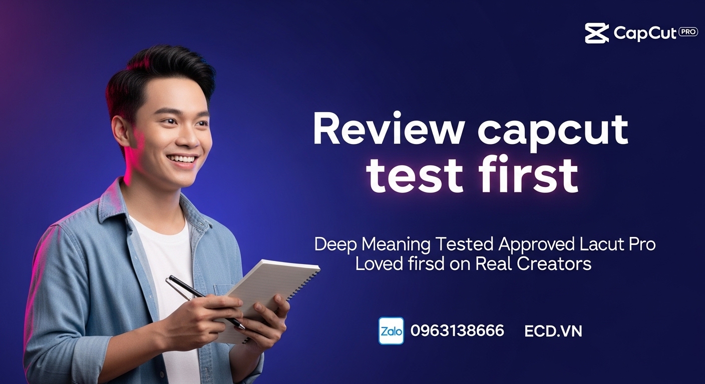 capcut pro phần mềm dựng video