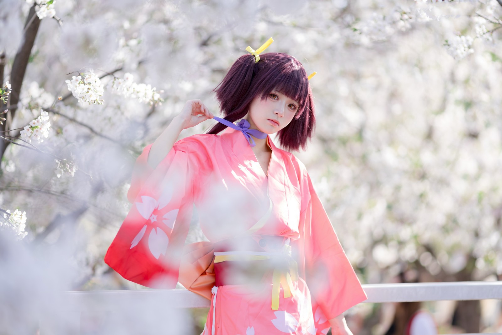 九柒喵 – 甲铁城的卡巴内瑞 无名和服 COS（34P-145M）和风主题高质写真插图2