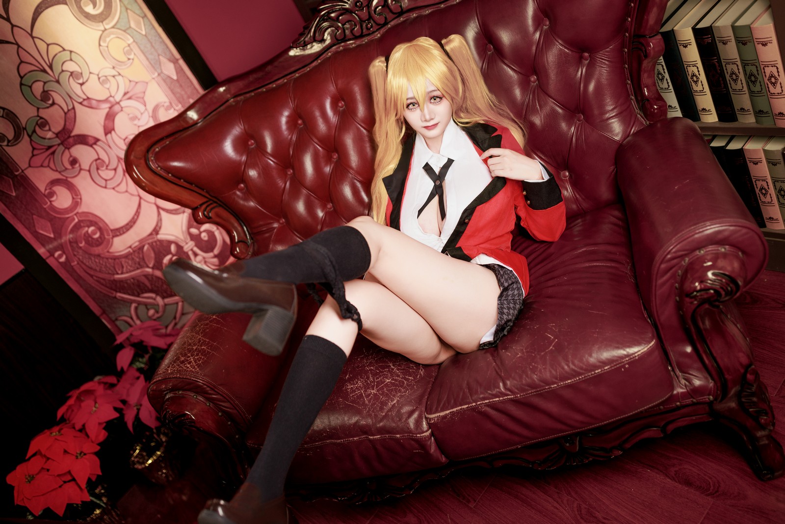 阿雪雪写真狂赌之渊·早乙女芽亚里 制服Cosplay（89P+1V / 2.05G）高清图集插图2