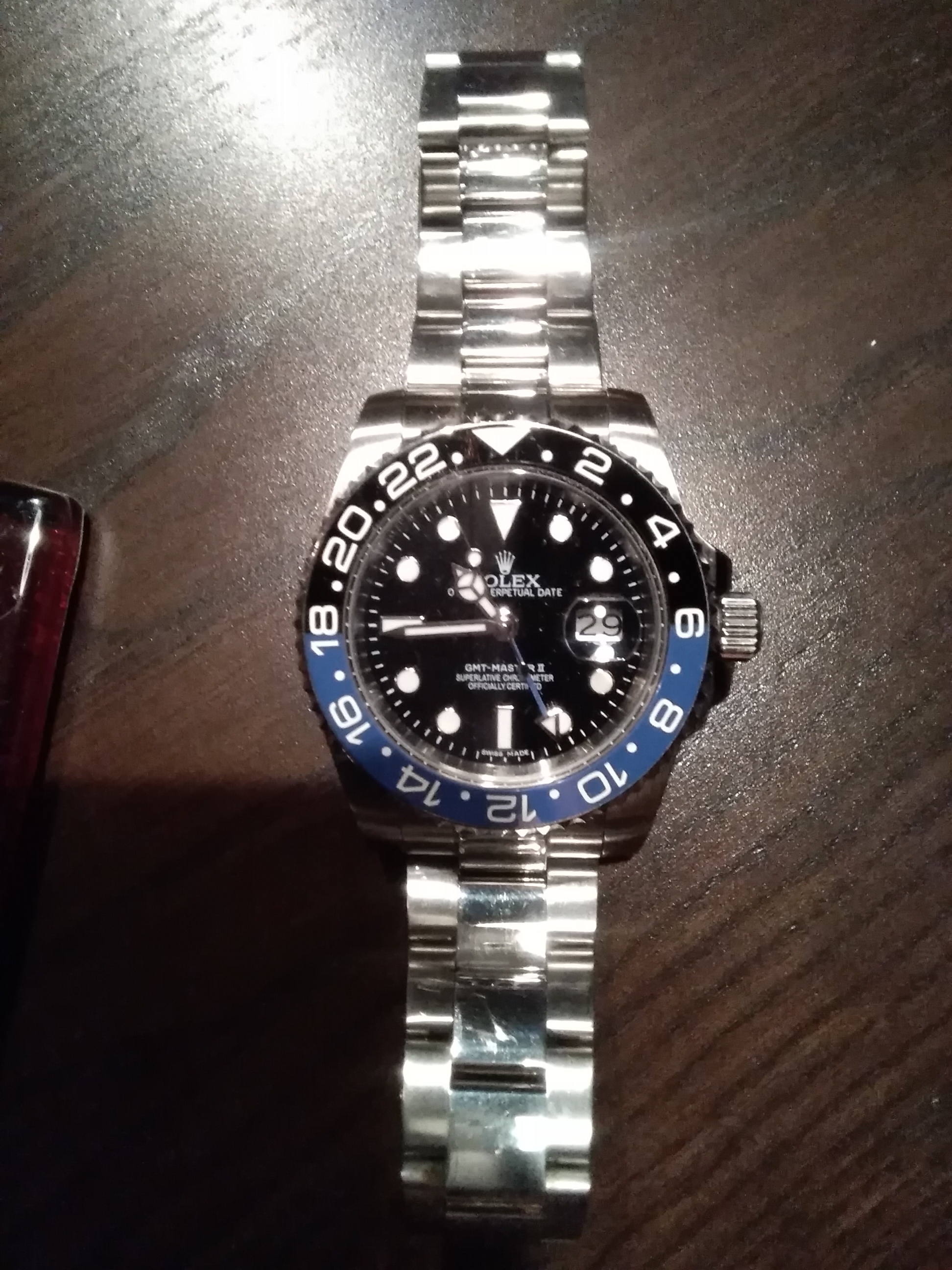 Αλλαγή μηχανής σε replica Rolex GMT Master II  - Ρολόγια Replica