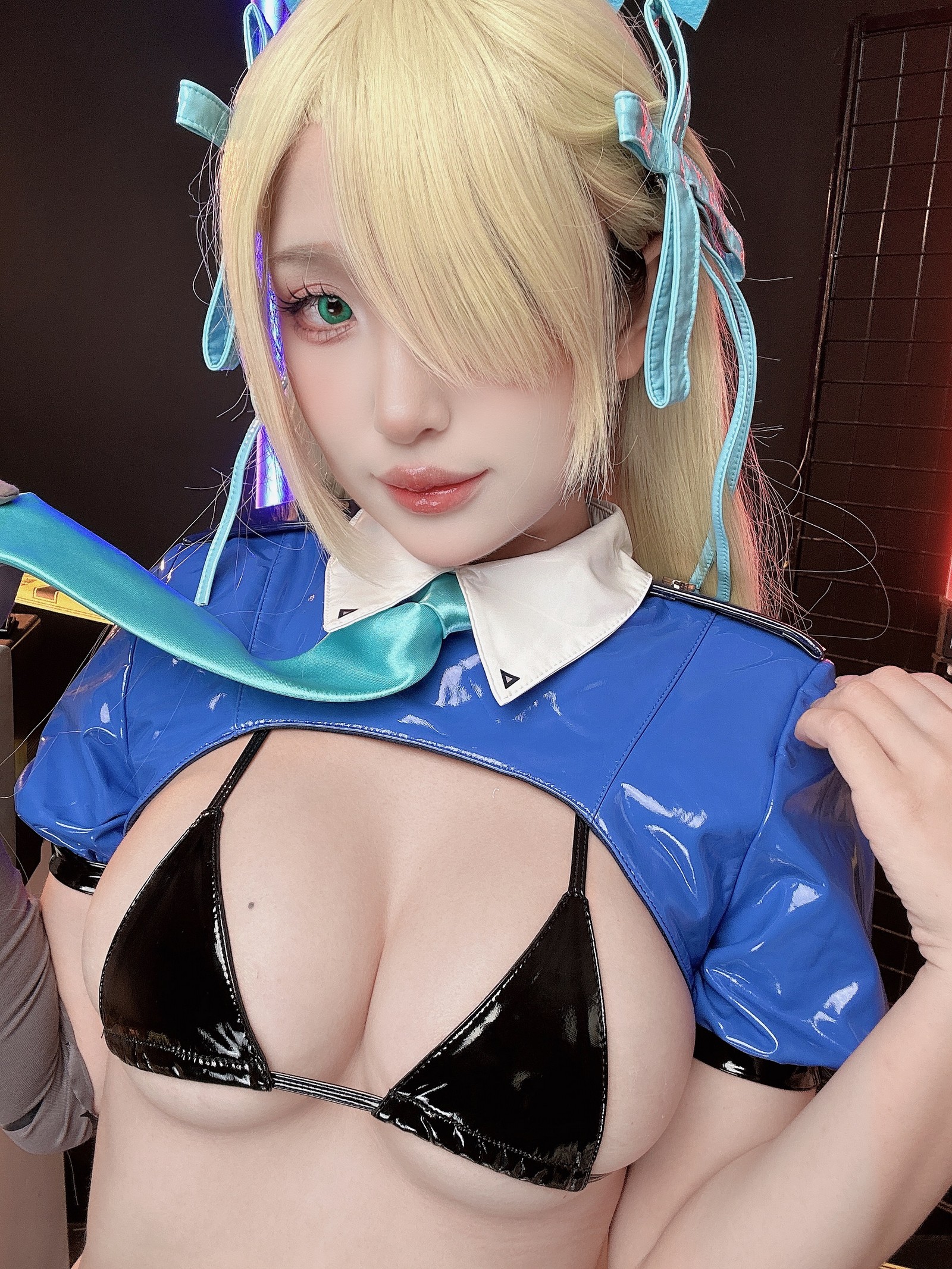 Puy Puy – 一之濑明日奈 Asuna Police Cosplay 写真合集（133P+7V-4.59GB）插图9