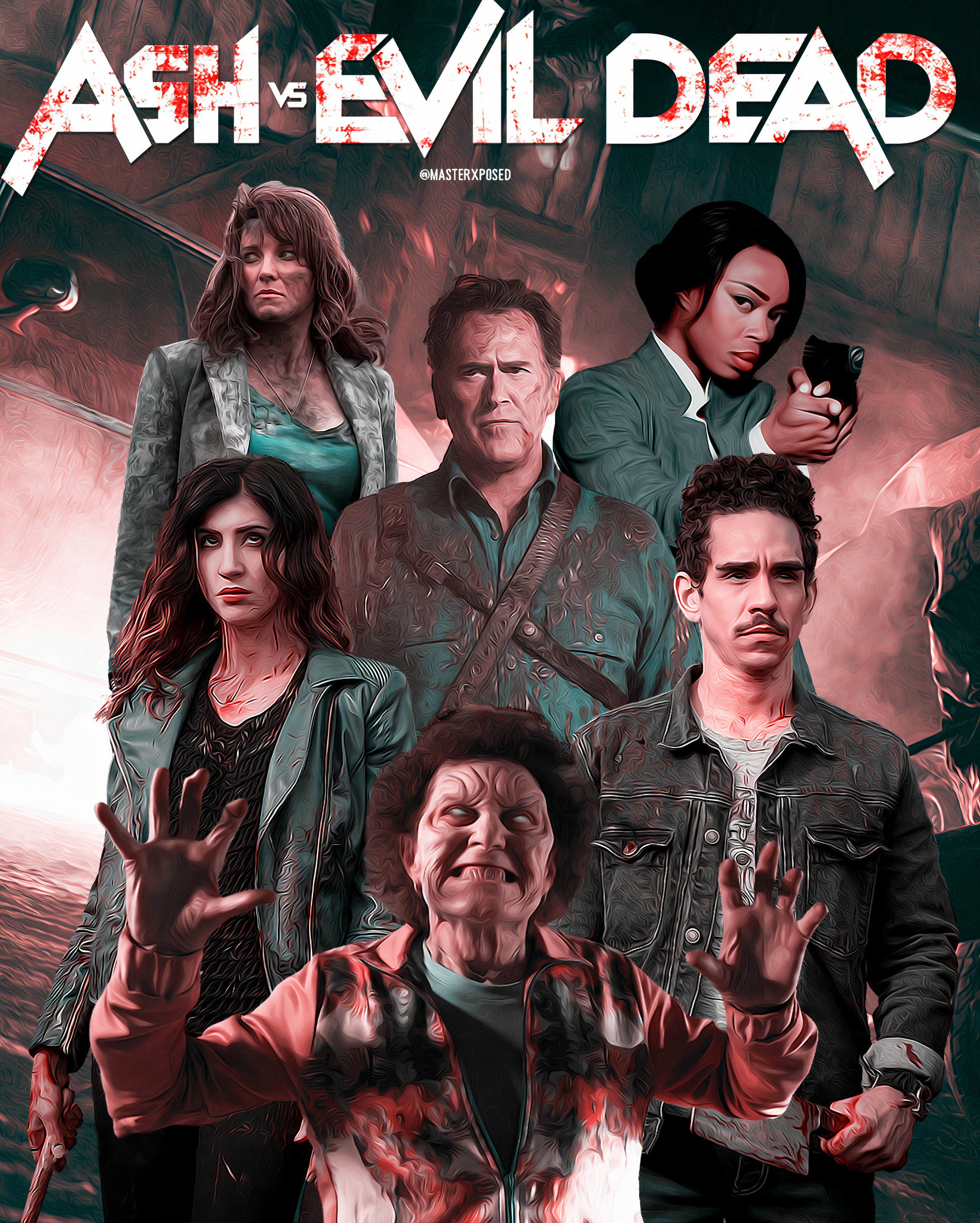 IMDb's parents guide on Ash vs Evil Dead - ash post - Imgur