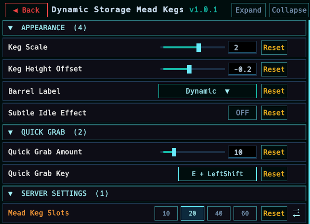 DynamicStorage Mead Hall configuration