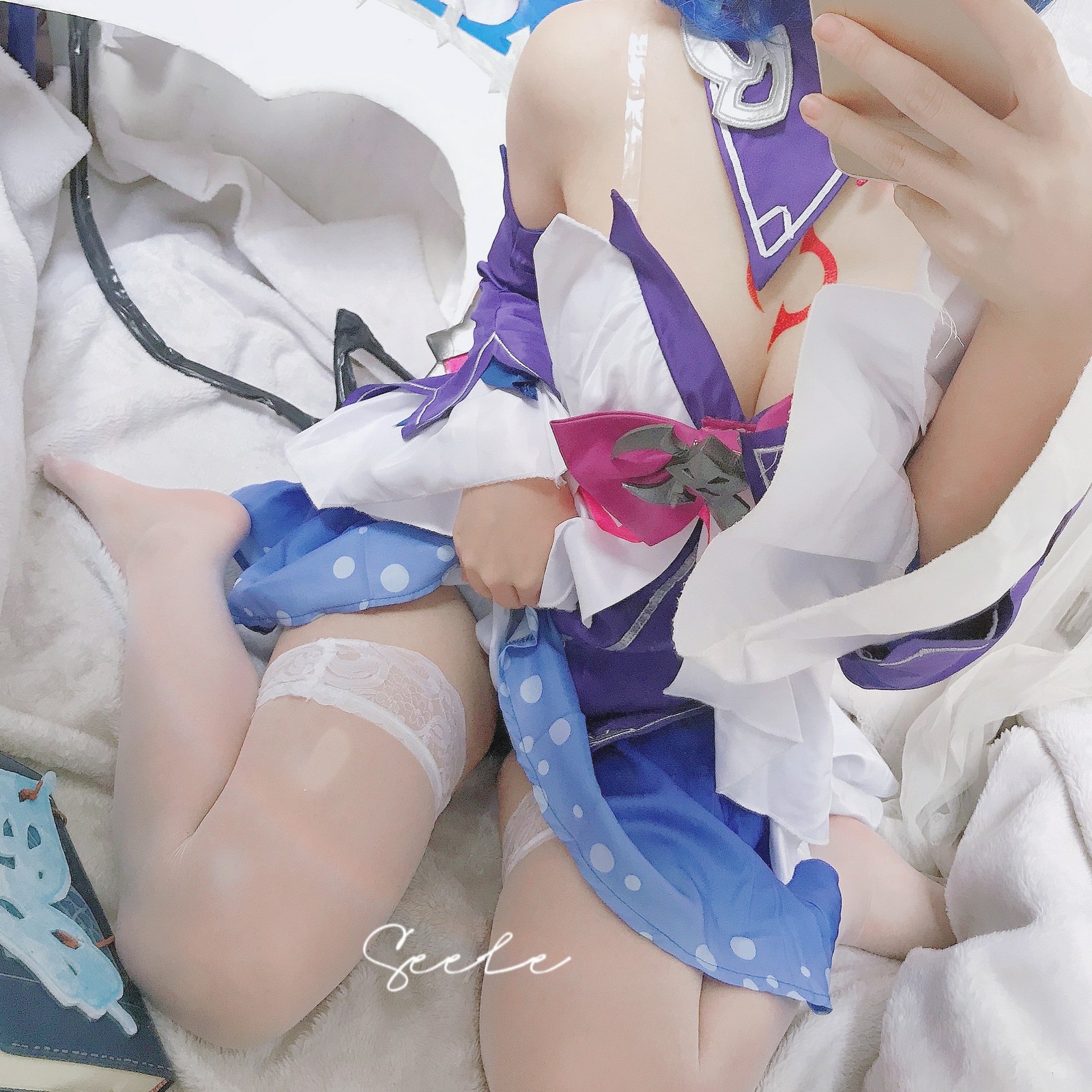 Seele麦麦希儿幻海梦蝶写真集｜梦幻蓝色系高清图集（168P-229.3M）插图3