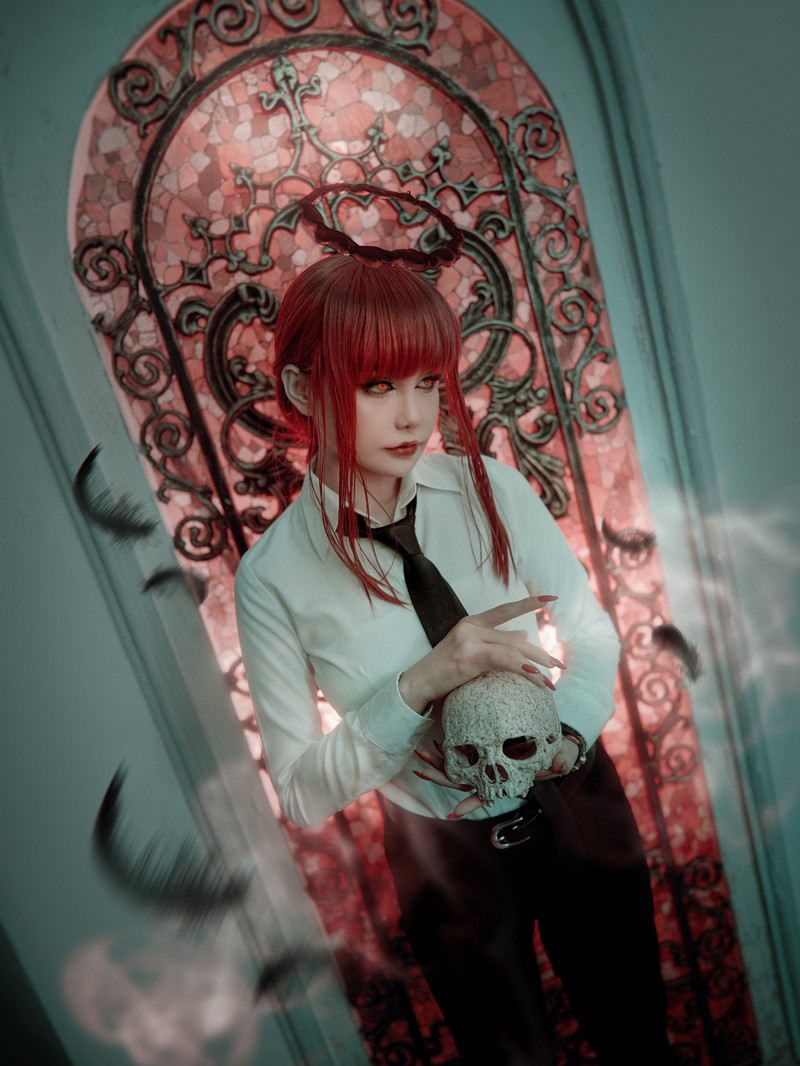 Joyce Lin2x Makima Cosplay Chainsaw Man 写真 47P插图3