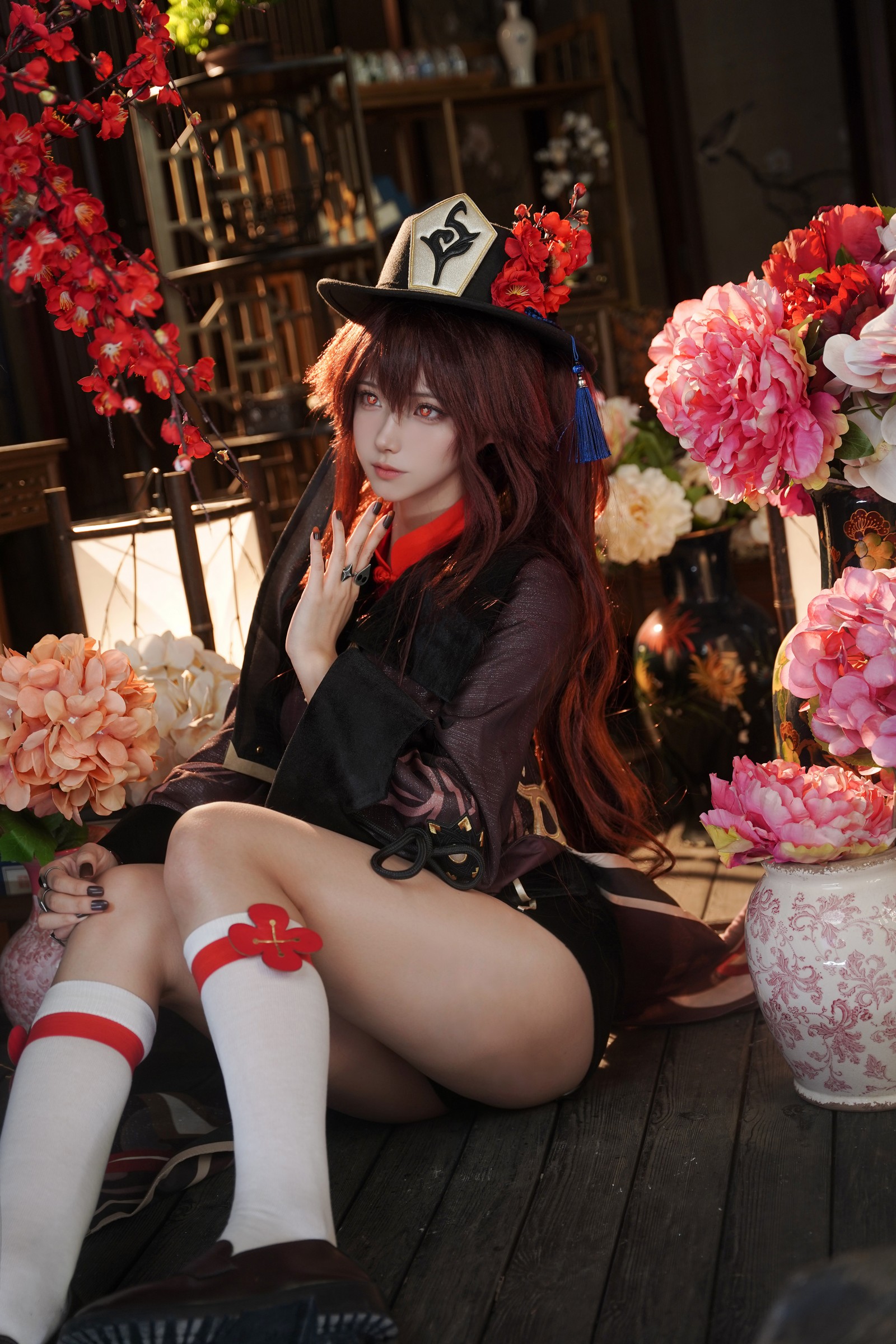 Seya-狮砸 – 原神 胡桃 Cosplay 高清写真集（9P-118MB）插图8