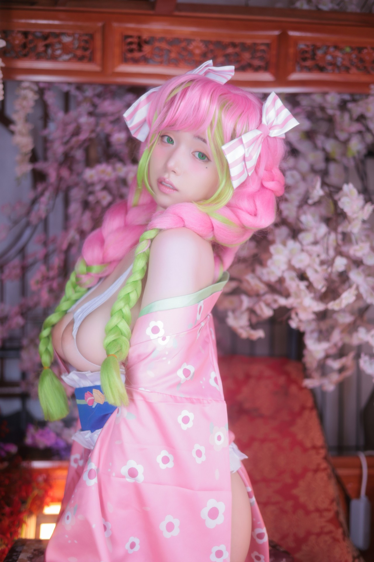 Yeon Woo (연우)，桃色心动！唯美日系场景里的梦幻COS美人插图6