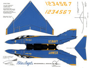 Paper Blue Angels