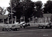 George Bouley 26 Pinto Action In Front of Airbourne Car