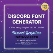 Discord Font Generator - Create Fancy & Stylish Text for Discord