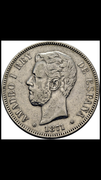 5 pesetas 1871 (18-73). Amadeo I. Opinión sobre conservación. E54-DC55-F-36-DA-4-C5-E-9-C76-94-F39-D756-FB2