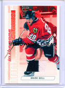 2003-04-ITG-Action-Jerseys-M-004-Mark-Bell-Chicago-Blackhawks-Ruby-500-swatch-black-white
