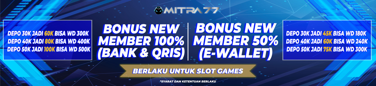 BONUS NEW MEMBER 100% SLOT GAME