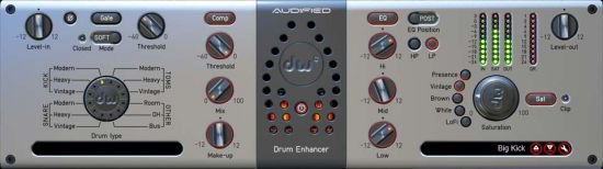 Audified DW Drum Enhancer 1.0.2 Audified DW Drum Enhancer 1.0.2