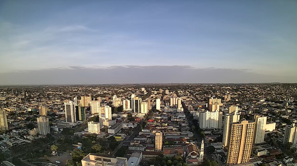 Campo Grande nesta manhã de segunda-feira