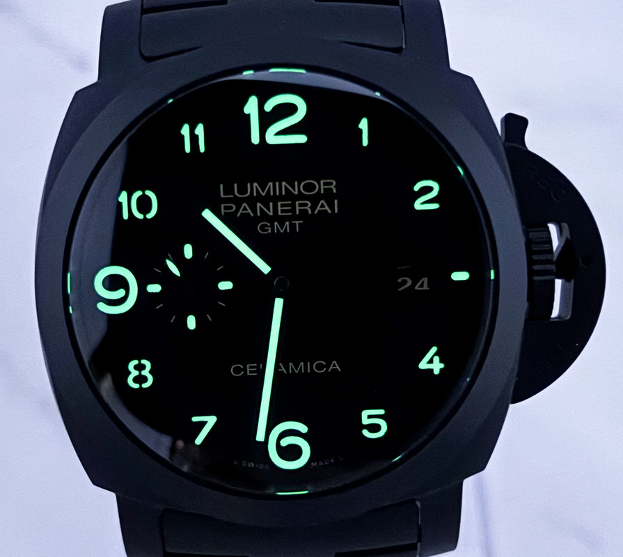 FS Panerai PAM00438 Tuttonero Luminor Ceramic on Bracelet 44mm 3