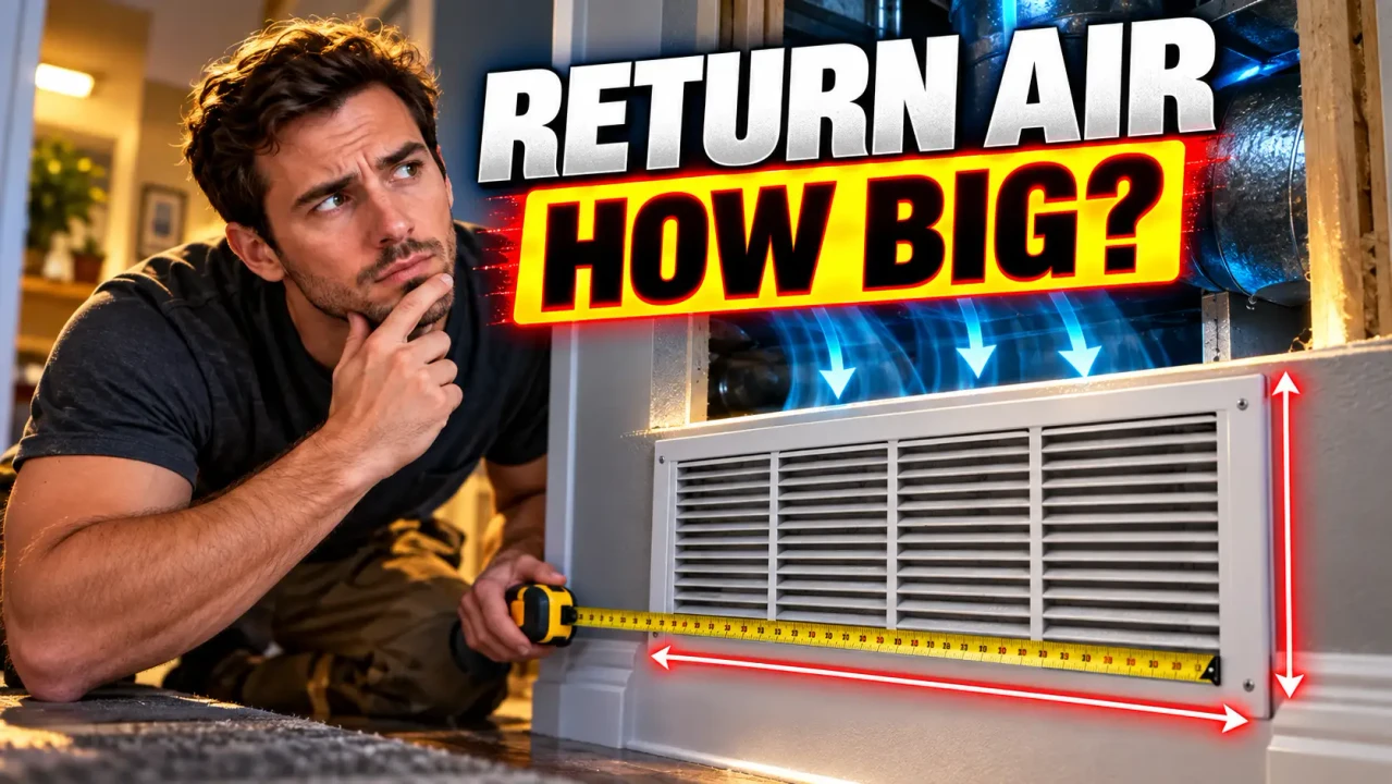 Hvac Return Air Grille Size Calculator
