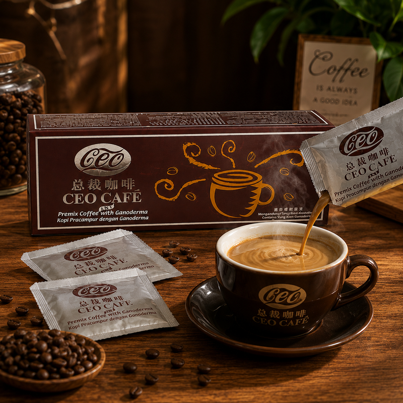 CEO Cafe Sachet Putih — Dengan Gula
