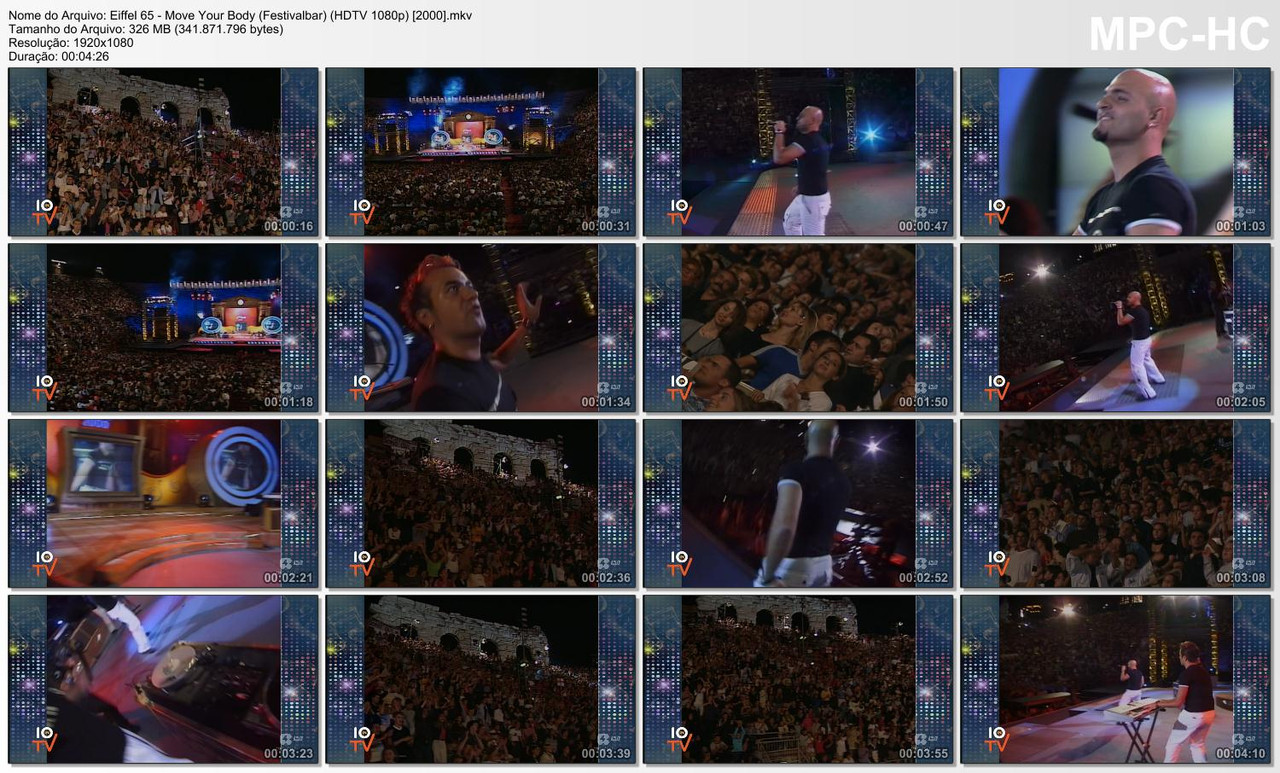 Eiffel 65 - Move Your Body (Festivalbar) (HDTV 1080p) [12.09.2000]