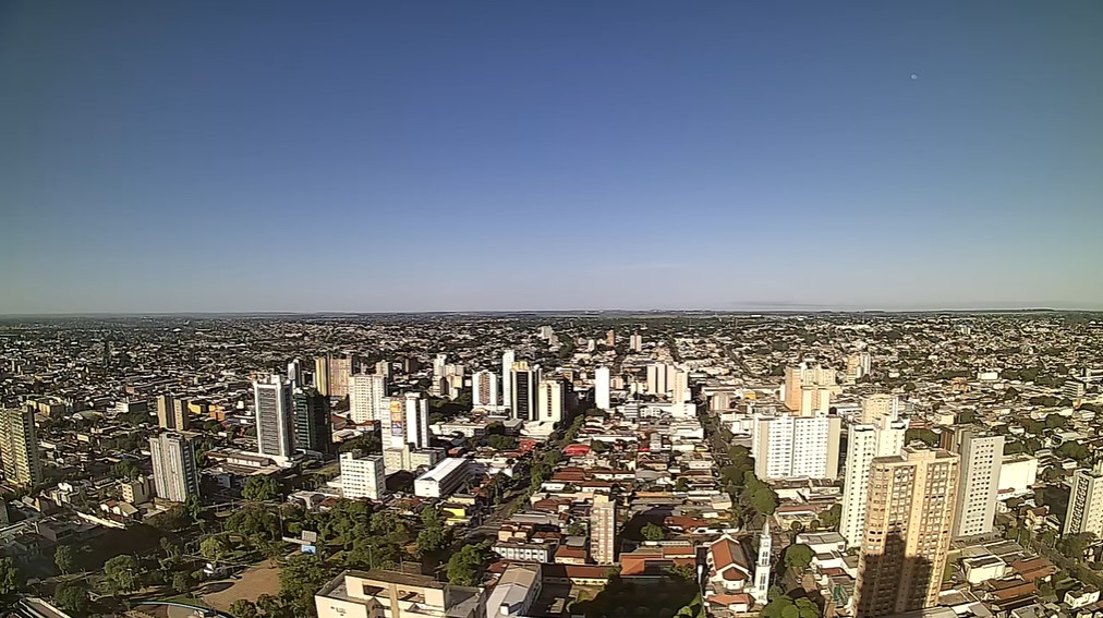 Campo Grande nesta manhã de segunda-feira
