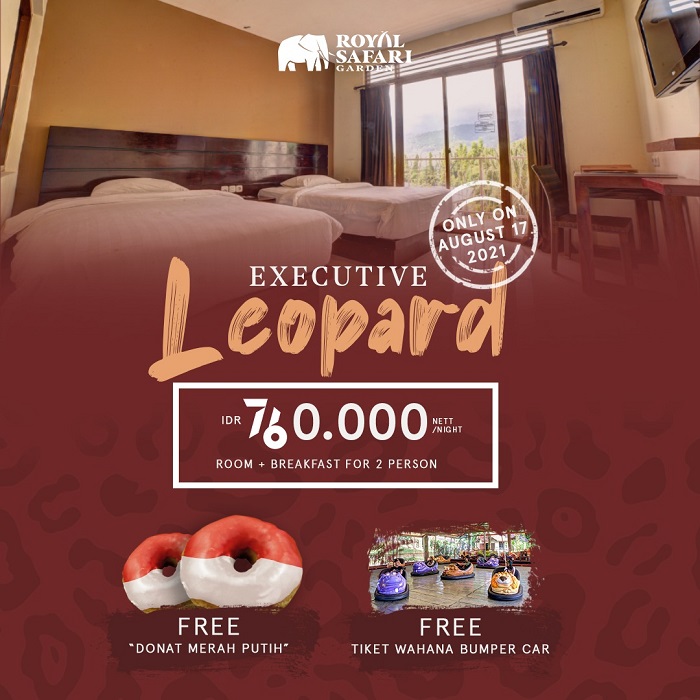 Promo menginap di Royal Safari Garden spesial Hari Kemerdekaan Indonesia.
