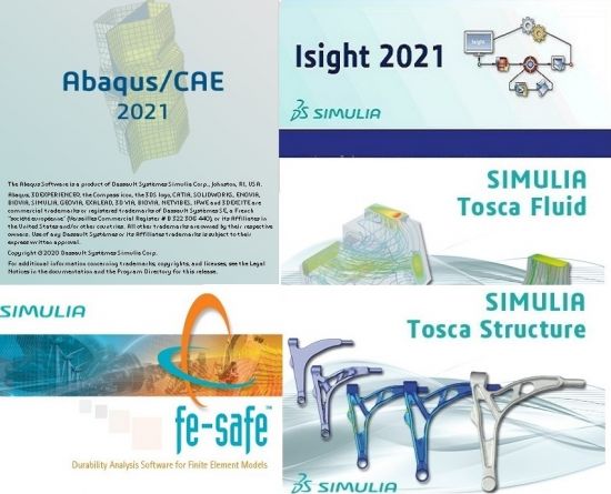 DS SIMULIA Suite (Abaqus / Fe-safe / Tosca) 2021 HF9 Update (x64)