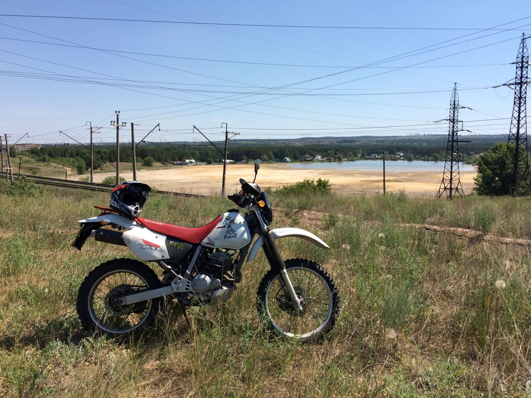 Honda XR250. Один из первых выездов