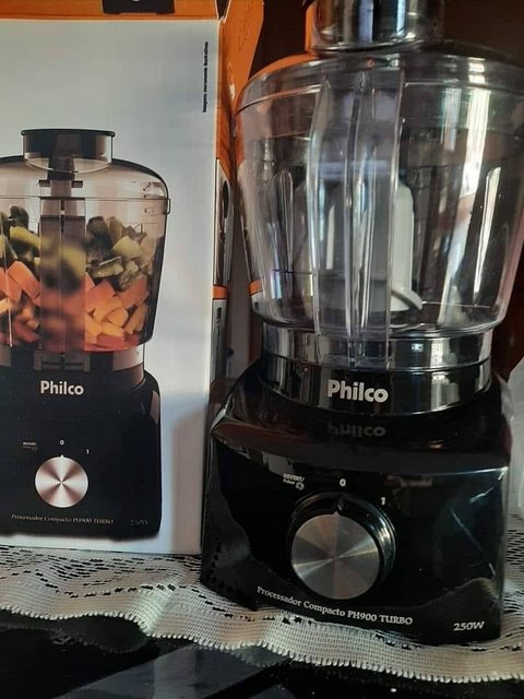 Processador de Alimentos Philco 3 em 1 PH900 – 1 Velocidade + Pulsar 250W