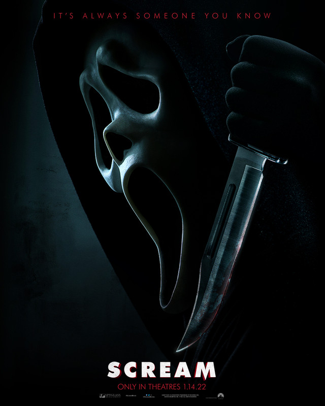 Presentan el nuevo poster de Scream, llega a los cines en enero