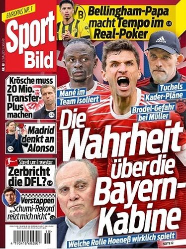 Cover: Sport Bild Magazin No 18 vom 03  Mai 2023
