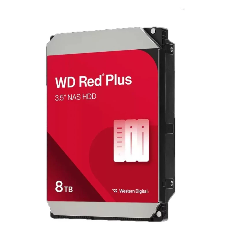 WD Red Plus em perspectiva