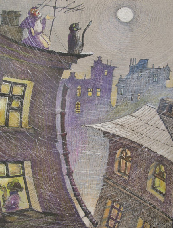 Татьяна Поповиченко. Диалог на крыше, или куда идти, когда жена пьяного прогнала