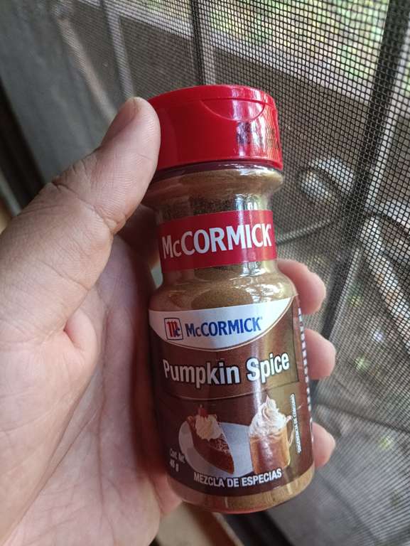 Chedraui: Especias Pumpkin Spice McCORMICK