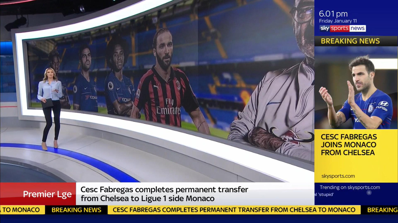 11 January - 18.00.00 - Sky Sports News At 6 2019. A comprehensi