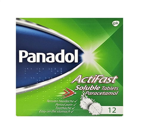 Panadol Actifast Tabs 12'S