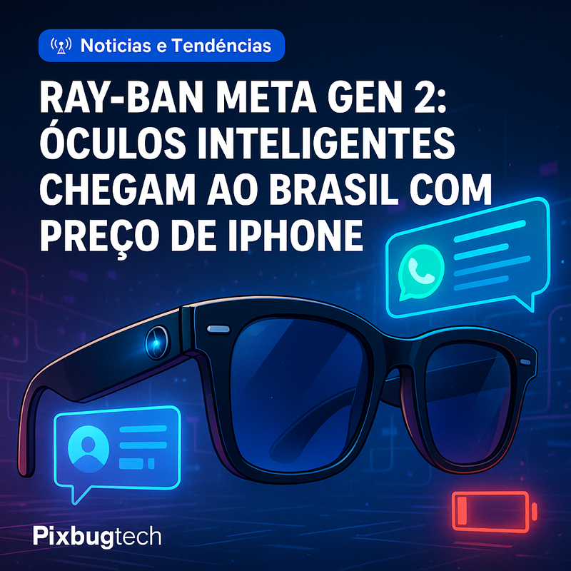 Ray-Ban Meta Gen 2: Óculos Inteligentes Chegam ao Brasil com Preço de iPhone