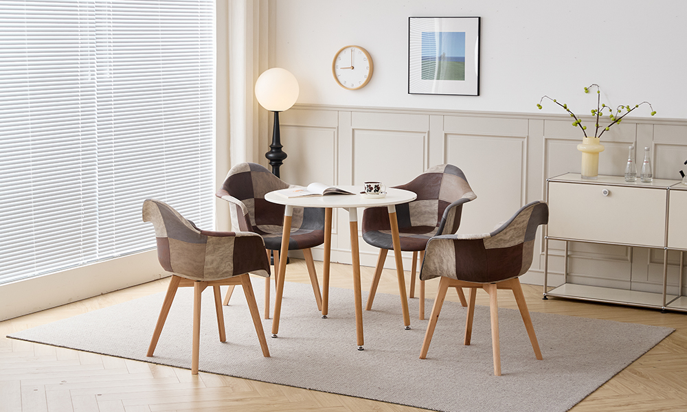 Chaise patchwork - vue d'ensemble