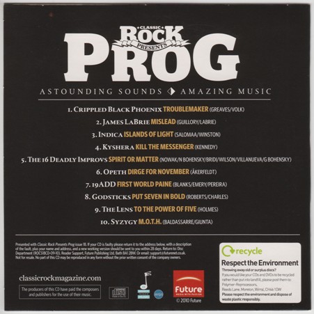 VA - Classic Rock Presents Prog: Prognosis 11 (2010) Lossless+MP3