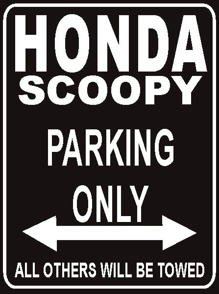 Honda Scoopy SH100, 2001 Honda-Scoopy-Parking