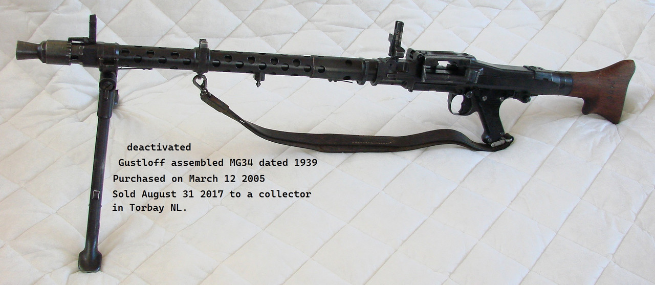 Gustloff assembled MG34 in 1939